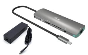i-tec USB-C Metal Nano Docking Station 4K HDMI LAN PD 100 W + Charger 100W