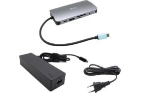 i-tec USB-C Metal Nano Dock HDMI/VGA LAN Power Delivery 100W + Charger 100W (bundle) kaufen Schweiz | Mediatech.ch