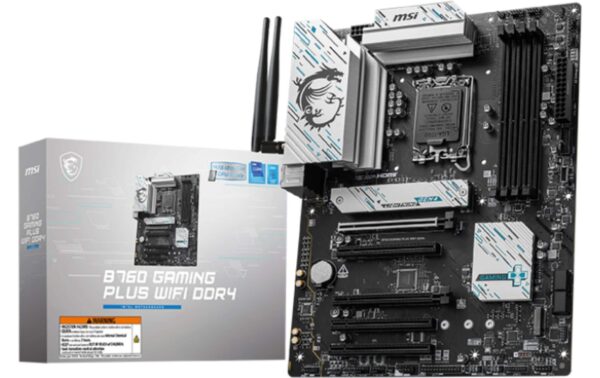 MSI B760 GAMING PLUS WIFI D4, LGA1700, ATX Intel B760, 4x DDR4, PCIe 4.0, HDMI, DP kaufen Schweiz | Mediatech.ch