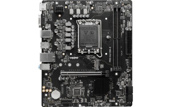1906263_1 - Mediatech MSI PRO H610M-E, LGA1700, mATX Intel H610, 2x DDR5, PCIe 4.0, HDMI, VGA