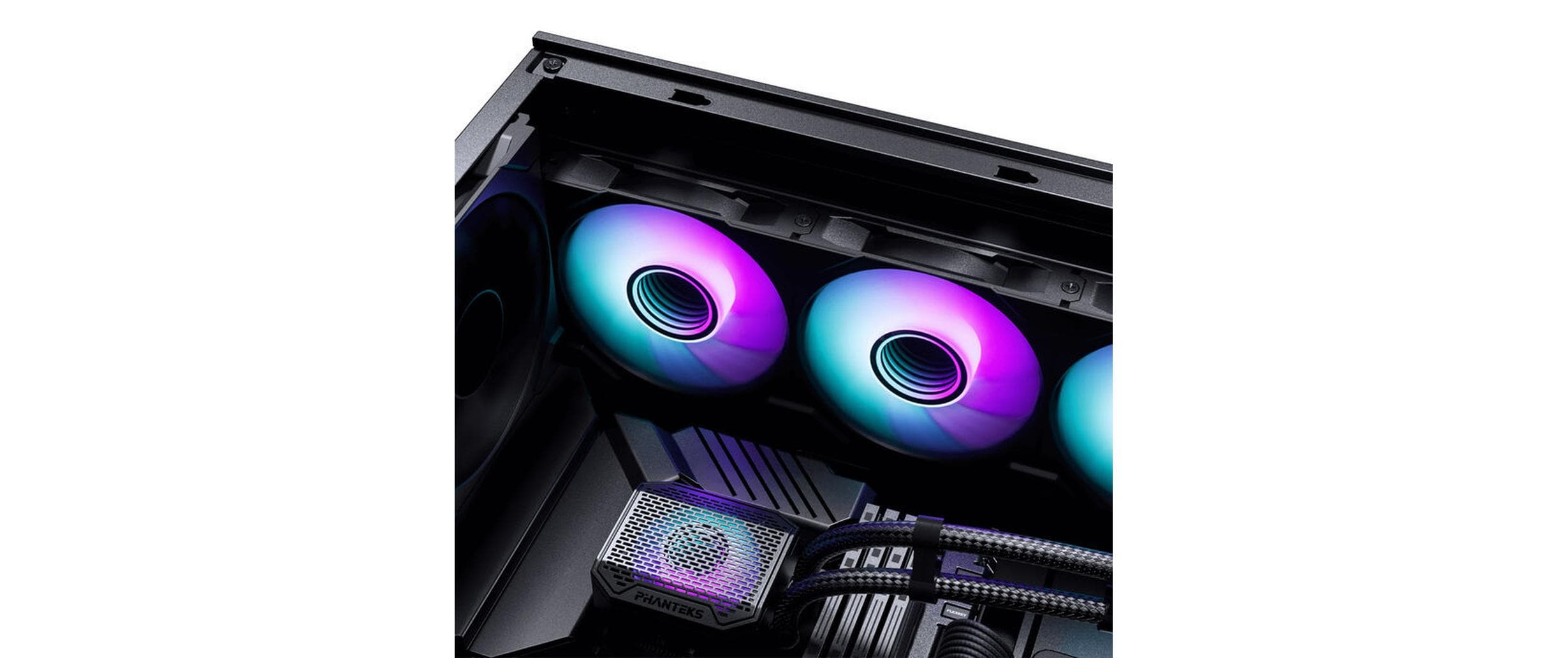 1906314_4 - Mediatech WasserkühlerPhanteks Glacier One 360 AMD und Intel, Schwarz, DRGB