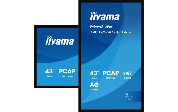 1906745_4 - Mediatech Iiyama T4329AS-B1AG 43, Touch, VA, UHD, 500cd, Android