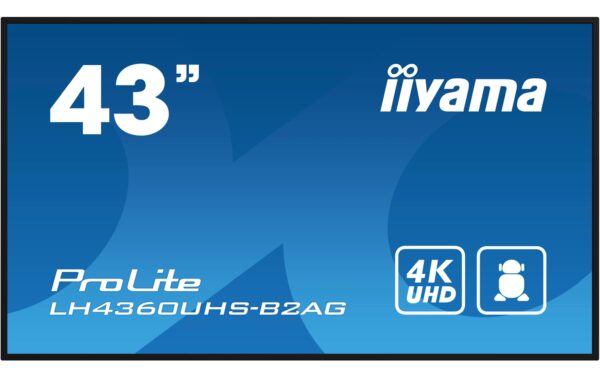 1906751 - Mediatech Iiyama LH4360UHS-B2AG 43, VA, UHD, 500cd, Slim, Android kaufen Schweiz | Mediatech.ch