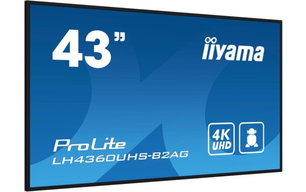 1906751_2 - Mediatech Iiyama LH4360UHS-B2AG 43, VA, UHD, 500cd, Slim, Android