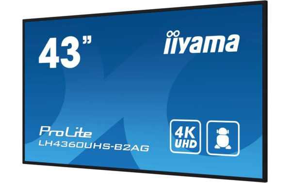 1906751_5 - Mediatech Iiyama LH4360UHS-B2AG 43, VA, UHD, 500cd, Slim, Android