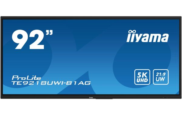 Iiyama TE9218UWI-B1AG 92 Touch, VA, UltraWide 5K, 500cd, Android kaufen Schweiz | Mediatech.ch