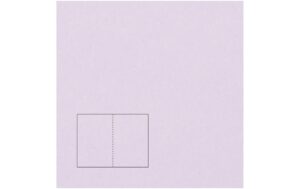 Rico Essentials Karte A5 Klappkarte Flieder, 50 Stück, 240 g/m²