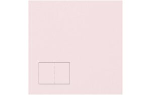 Rico Essentials Karte B6 Klappkarte Rosa, 50 Stück, 240 g/m²
