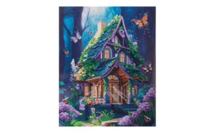 Crystal Art Kit Fantasy House 35x45cm