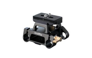 SmallRig Arca-Type Mount Plate Kit with 15mm Dual Rod Clamp