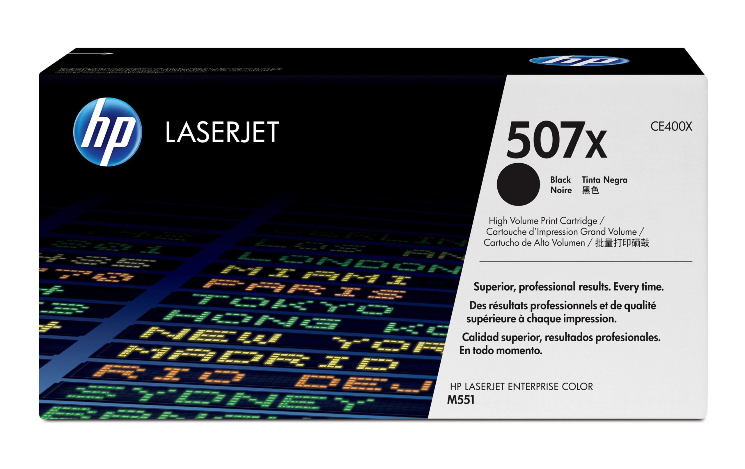 191012 - Mediatech HP Toner 507X - Black (CE400X) Seitenkapazität 11'000 Seiten