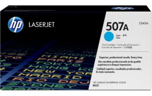 HP Toner 507A - Cyan (CE401A) Seitenkapazität ~ 6000 Seiten