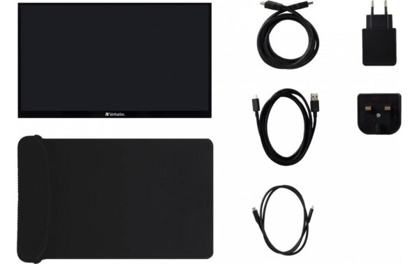 Verbatim Portable Touchscreen Monitor 15.6 Full HD, Metal Housing