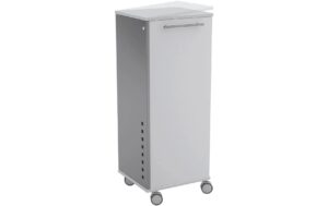 Rocada Hotdesk Basic mit Regalböden, grau kaufen Schweiz | Mediatech.ch