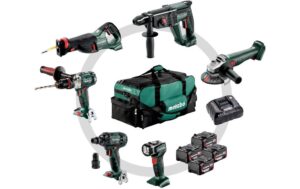 Metabo Combo Set Bauhandwerk 6.1 SB18LTX,SSW18LTX300BL,KH18LTX24,W18L-9-125