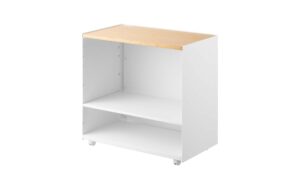 Yamazaki Aufbewahrungswagen TOWER Stahl/MDF, Weiss