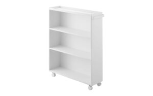 Yamazaki Bücherwagen Tower Stahl, B 59 x T 15.6 x H 70 cm, Weiss kaufen Schweiz | Mediatech.ch