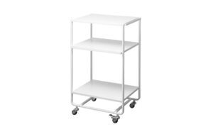 Yamazaki Rollwagen TOWER Stahl, B 38 x T 49 x H 81,5 cm, Weiss