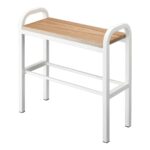Yamazaki Schuhregal TOWER Stahl/MDF, B 48 x T 19 x H 46 cm, Weiss