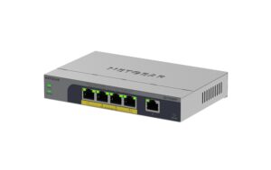 Netgear GS105EPP:5 Port Gigabit PoE+ Switch 5x Gigabit, 4x PoE+ (120W), Fanless kaufen Schweiz | Mediatech.ch