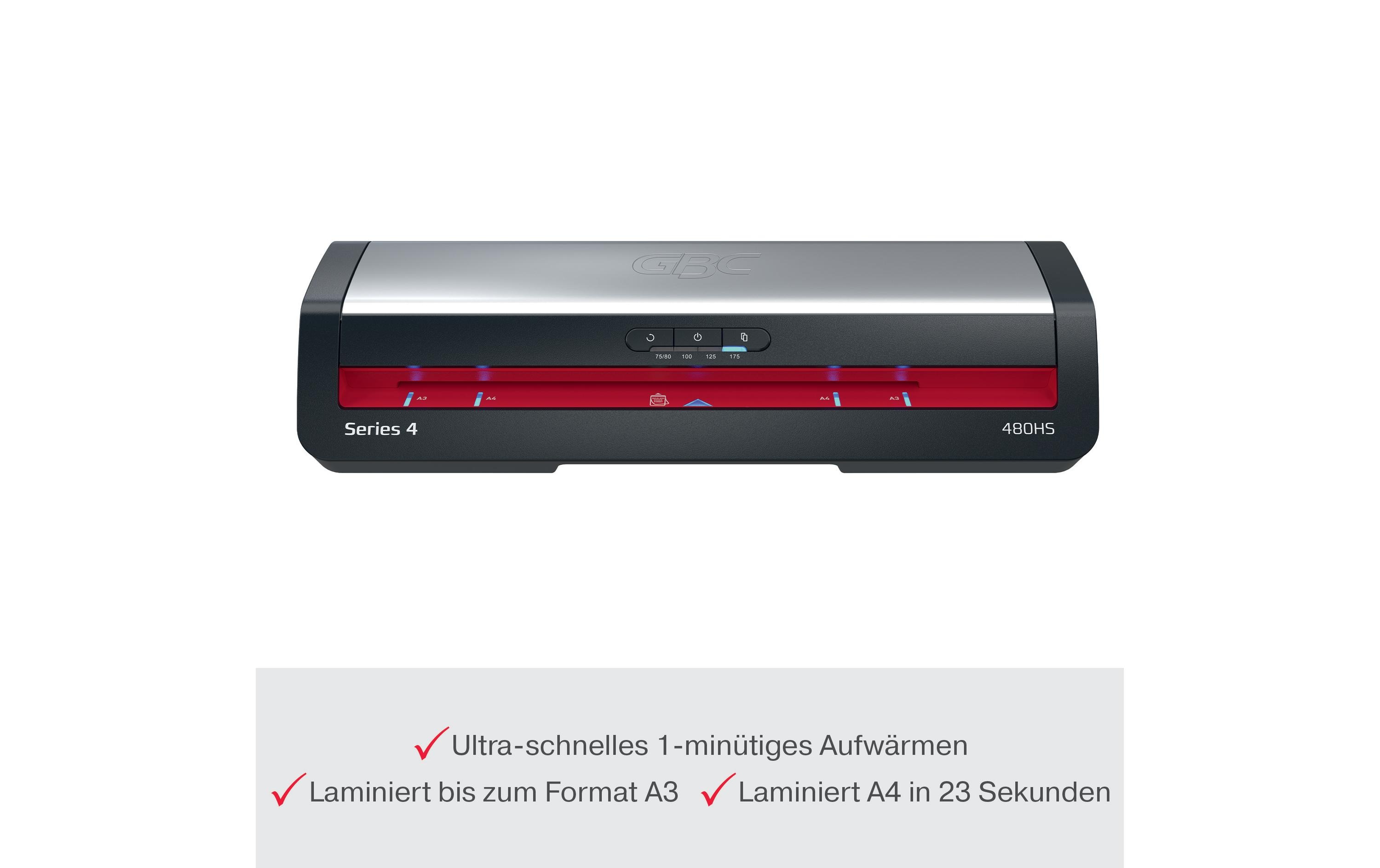 1912931_4 - Mediatech GBC Laminiergerät 480HS A3 schwarz/silber, bis 175 mic