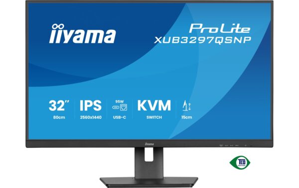 iiyama XUB3297QSNP-B1 31.5 IPS 2560x1440,USB-C, HDMI, DP, Speaker, HV