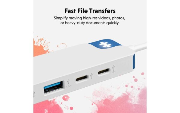 1914136_2 - Mediatech HyperDrive Flex 5 Port USB-C Hub (Blue) blau