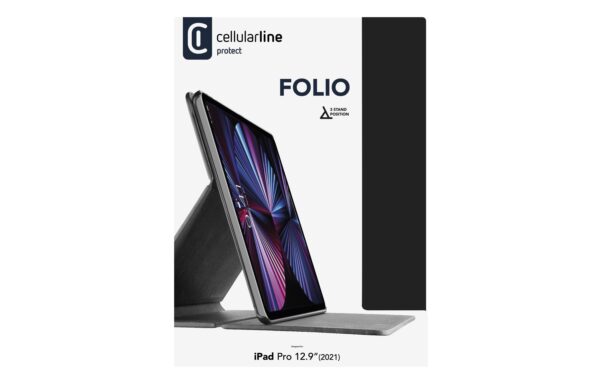 Cellular Folio Case iPad iPad Pro 12.9 (2022/21), Black