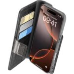 Cellular Book Agenda 2 Case iPhone 16 Pro, Black
