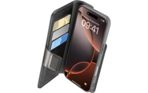 Cellular Book Agenda 2 Case iPhone 16 Pro, Black