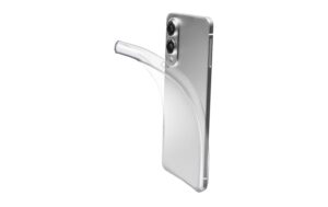 Cellular Rubber Case Fine Galaxy S25 Edge, Transparent