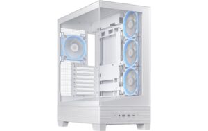 ASUS A31 PLUS TG ARGB WHITE (BTF) BTF, M-ITX, mATX, ATX, 2x2,5/3,5