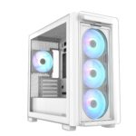 ASUS A23 PLUS TG ARGB WHITE M-ITX, mATX, 2x2,5/3,5, 1x2.5