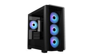 ASUS A23 PLUS TG ARGB BLACK M-ITX, mATX, 2x2, 5/3, 5, 1x2.5