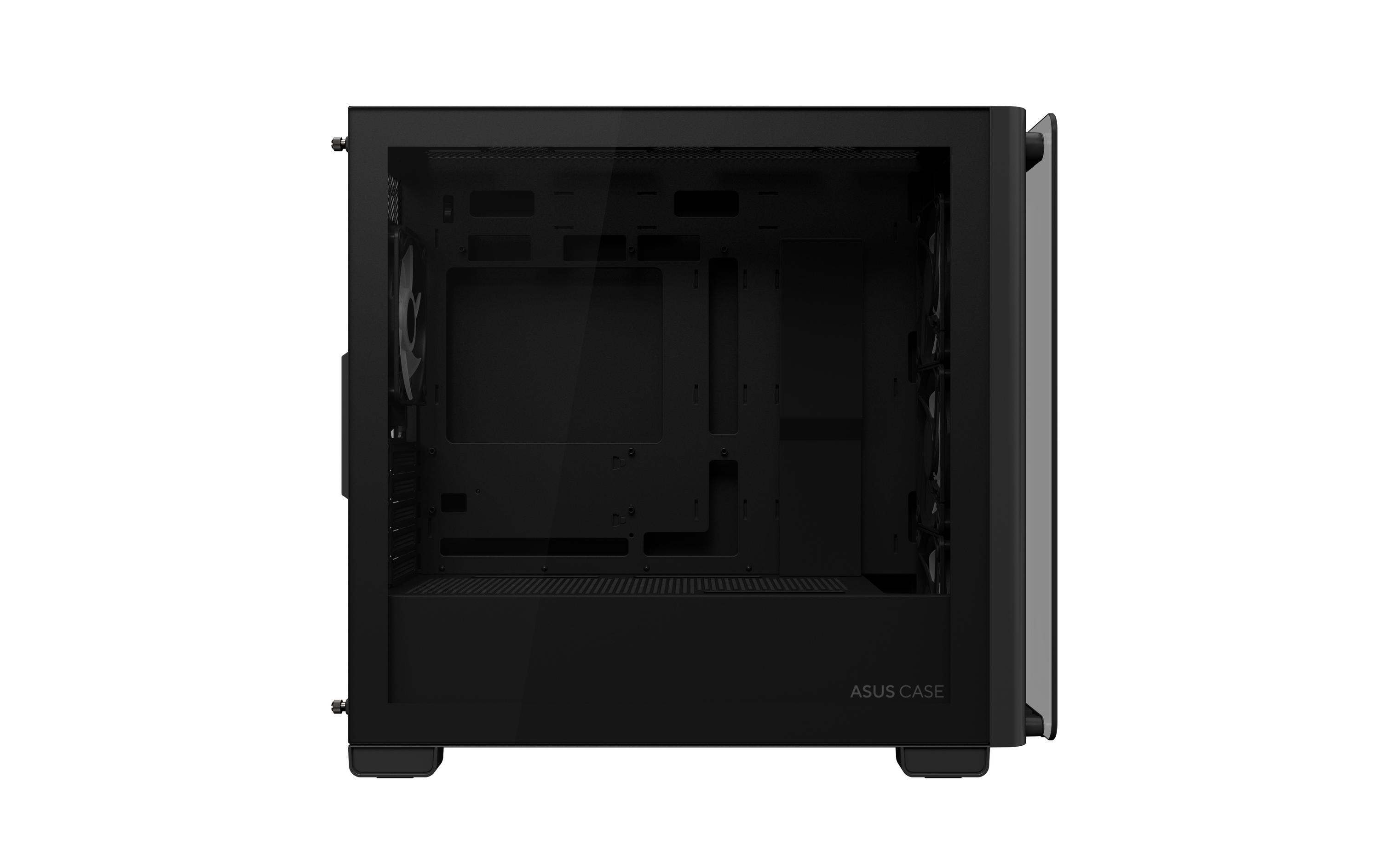 1916049_1 - Mediatech ASUS A23 PLUS TG ARGB BLACK M-ITX, mATX, 2x2,5/3,5, 1x2.5