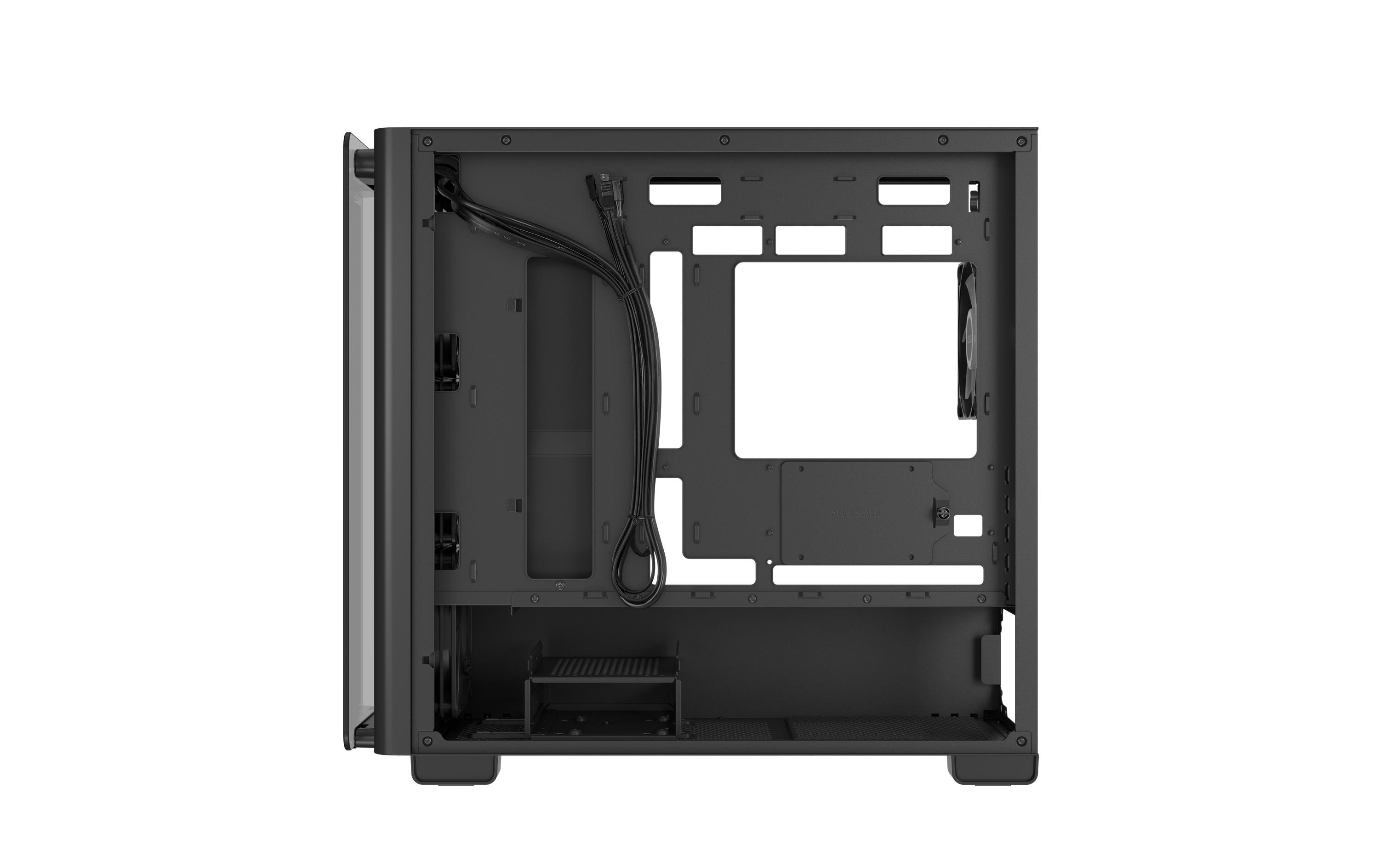 1916049_3 - Mediatech ASUS A23 PLUS TG ARGB BLACK M-ITX, mATX, 2x2,5/3,5, 1x2.5