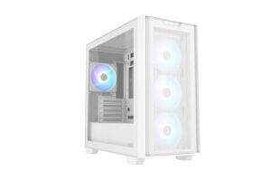 ASUS A21 PLUS TG ARGB WHITE (BTF) BTF, M-ITX, mATX, 2x2,5/3,5, 1x2.5