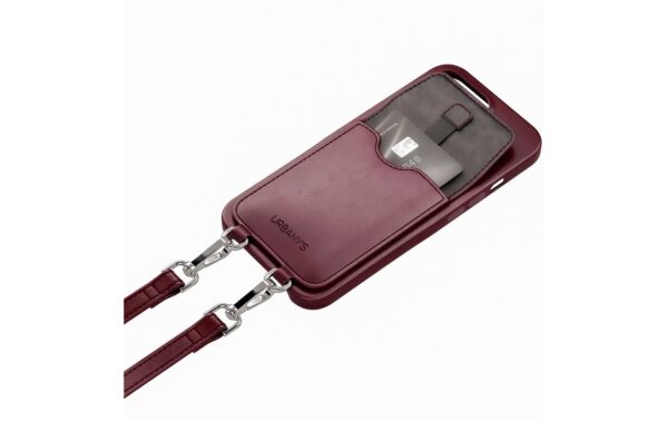 1916956_1 - Mediatech Urbanys HANDYKETTE+ RED WINE iPhone 17 Pro Max