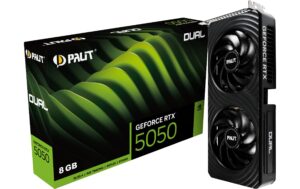 Palit RTX5050 Dual 8GB GDDR6 GeForce RTX5050, 3x DP, 1x HDMI kaufen Schweiz | Mediatech.ch
