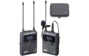 Godox WMicS1 UHF-Funkmikrofonsystem UHF Wireless & Lavalier Microphone