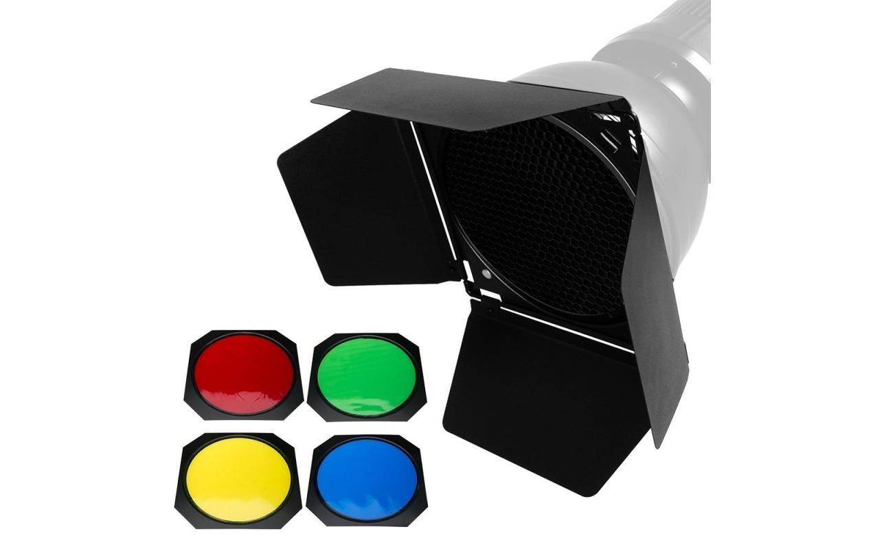 Godox BD-04 Abschirmklappensatz BD-04 Lichttor mit Filterset kaufen Schweiz | Mediatech.ch