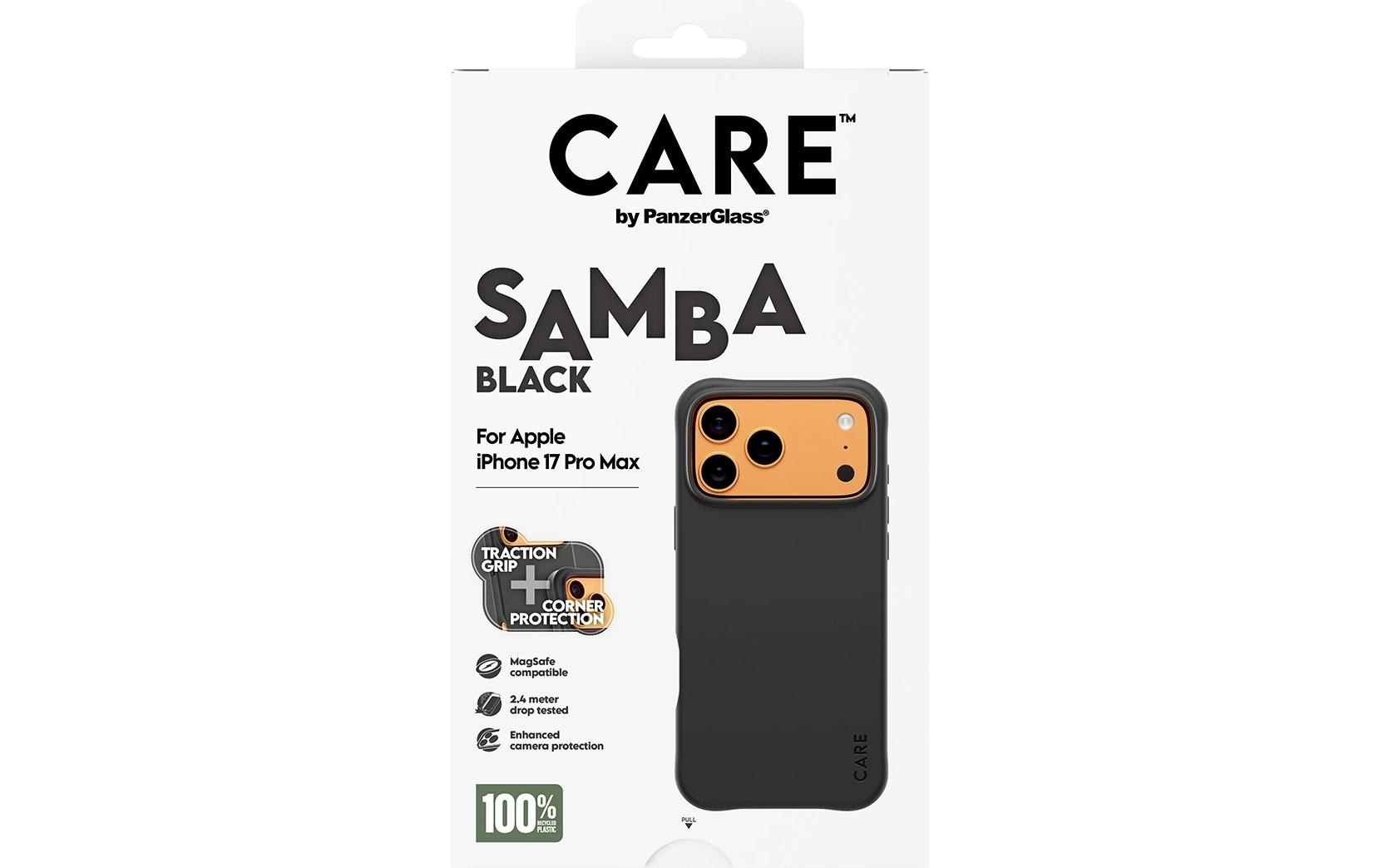 1918567_2 - Mediatech CARE Fashionable Case Samba with MagSafe für iPhone 17 Pro Max, Black