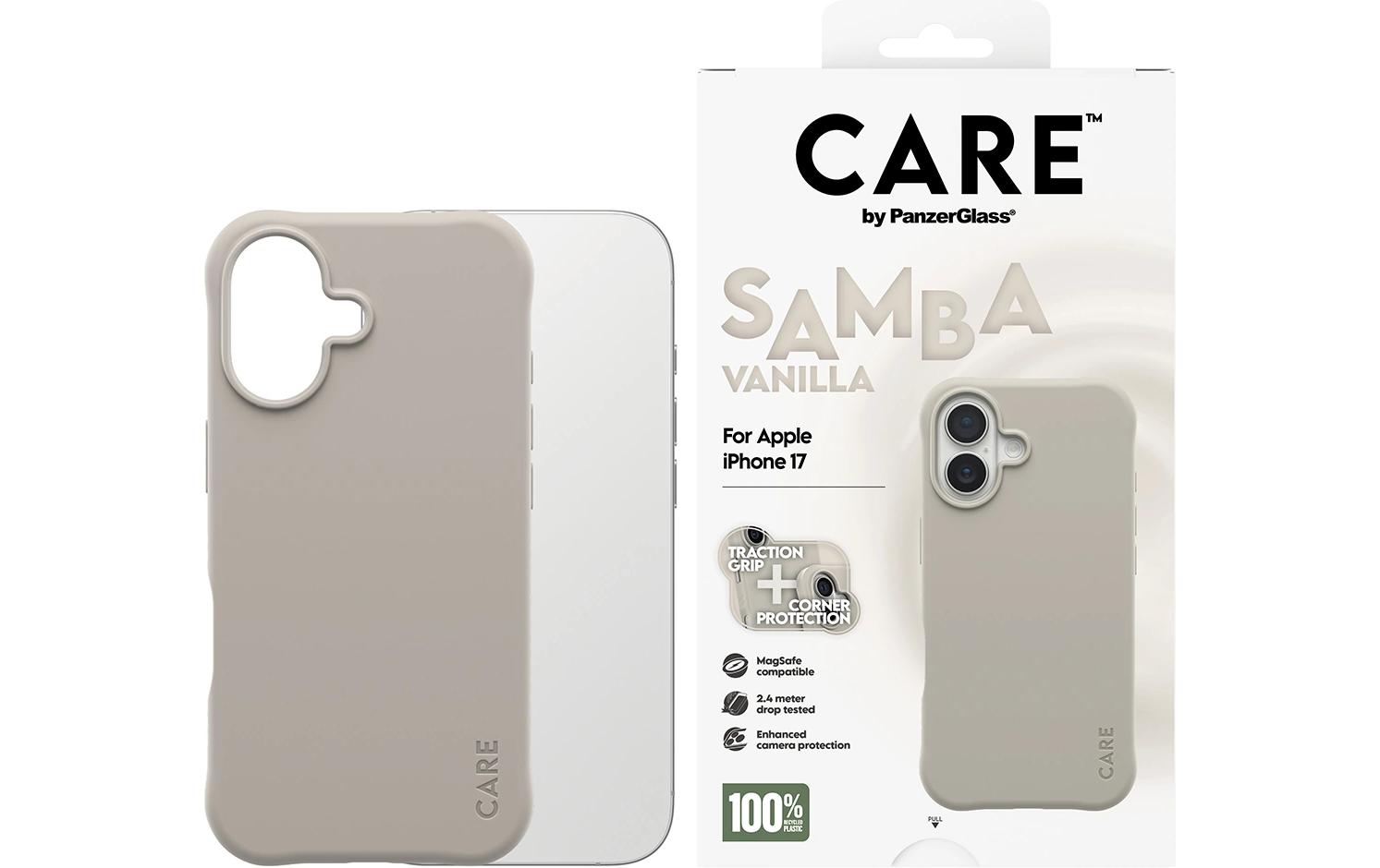1918573_1 - Mediatech CARE Fashionable Case Samba with MagSafe für iPhone 17, Vanilla
