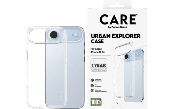 1918596_1 - Mediatech CARE Flagship Case Urban Combat MS für iPhone Air, Transparent