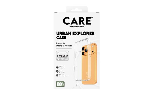 1918599_2 - Mediatech CARE Flagship Case Urban Combat MS für iPhone 17 Pro Max, Transparent