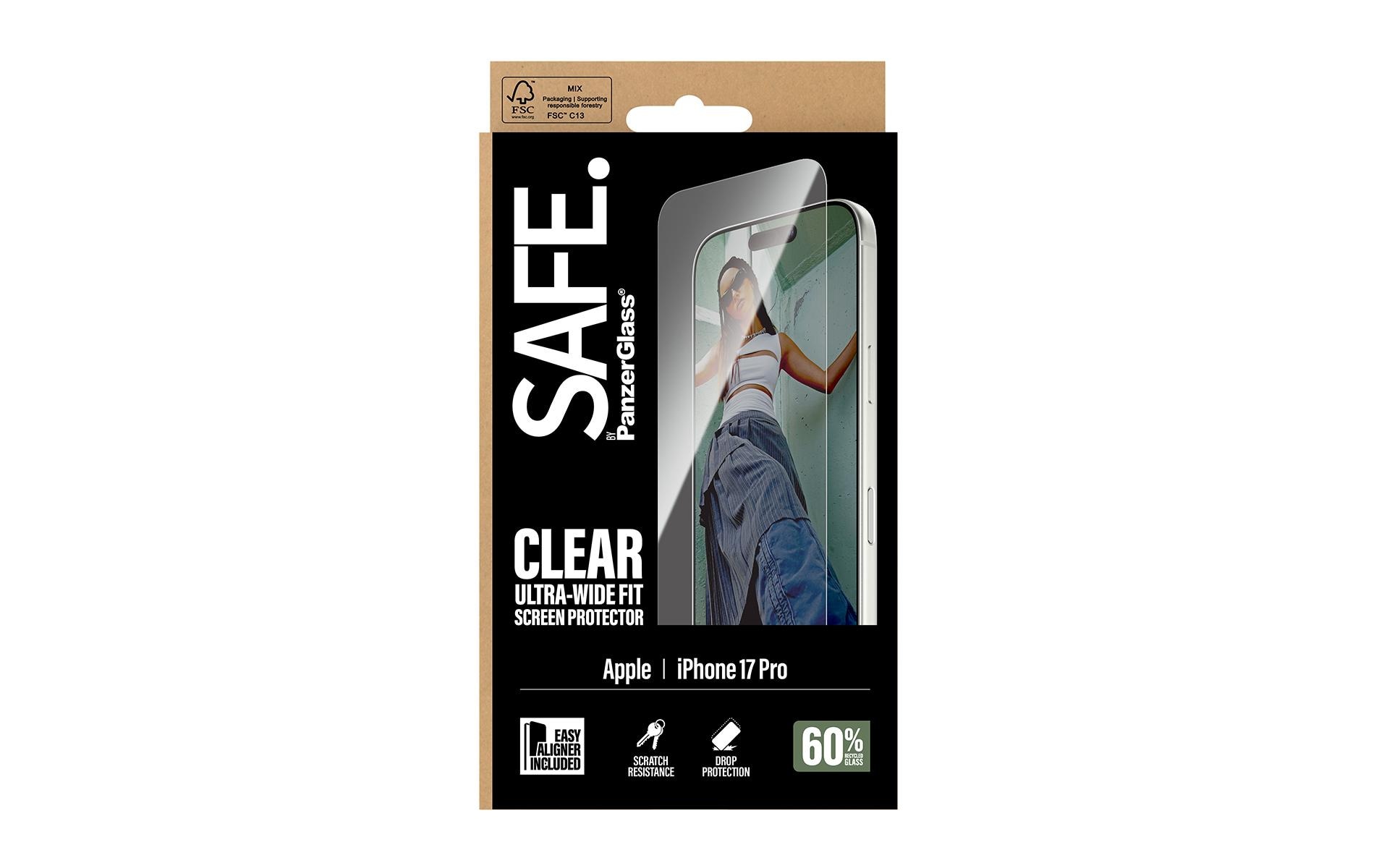 1918675_2 - Mediatech SAFE. Displayschutz Ultra Wide Fit für iPhone 17 Pro