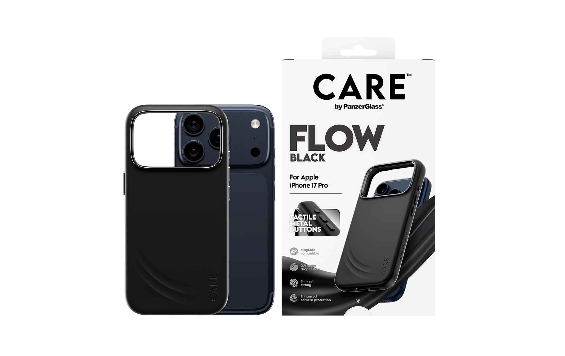 1919110_1 - Mediatech CARE Feature Case FLOW MS Black für iPhone 17 Pro