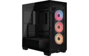 Corsair Midi Tower 3500X LXR LINK TG Schwarz, inkl. 3 vorinstallierte Lüfter kaufen Schweiz | Mediatech.ch
