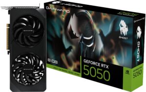 Gainward RTX5050 Ghost 8GB GDDR6 GeForce RTX5050, 3x DP, 1x HDMI