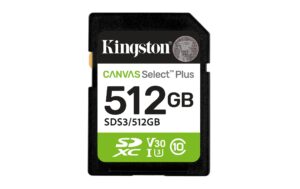 Canvas Select Plus SDXC Card 512GB Gen3 UHS-I U3 V30,lesen 150MB/s,schreiben 85MB/s